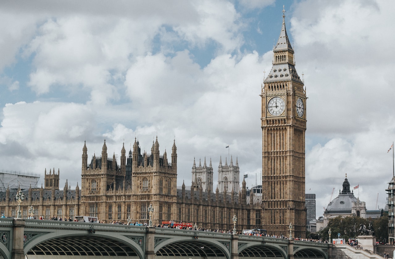 London skyline representing UK market entry